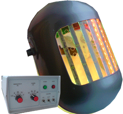 LED Helmet for light therapy